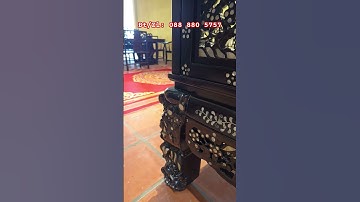Giao lưu bộ trường kỷ tam sơn gỗ gõ mật cẩn ốc xà cừ. Xem trực tiếp tại Cần Thơ