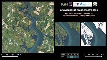 Animated coastal geovisualization: photo-realistic rendering of water depth evolution