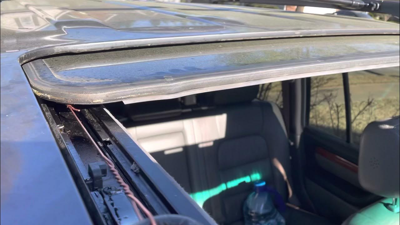 Lx470 sunroof stuck open YouTube
