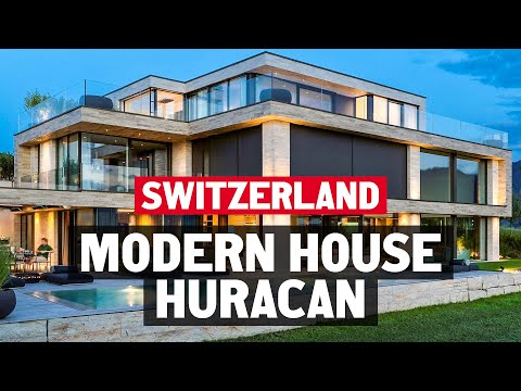 Video: Condiții de ședere contemporană în Elveția Oferind vederi majore: Villa Lugano