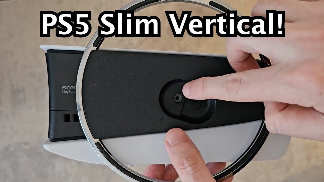 How to Set Up Vertical Stand - PS5 Slim or PS5! 