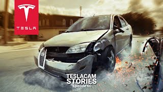 TESLA MODEL X CRASH | TESLACAM STORIES #60