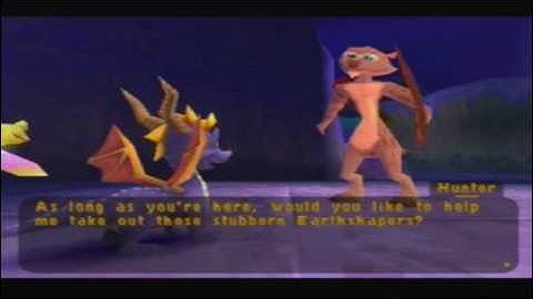 Spyro 2 Gateway to Glimmer Walkthrough Part 39 - Fracture Hills [2-2]