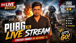🔥 PUBG PC LIVE 🔴 INTENSE RANK PUSH &amp; CHICKEN DINNER GAMEPLAY!