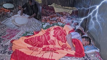 Nomadic Life: A Cold Rainy Night in the Zagros Mountains and Baking Nomadic Lavash Bread