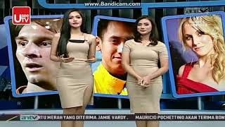 Presenter Lensa Olahraga Kartika Berliana pakai Rok Belahan super HOTTTT !!!! HD