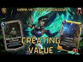 Creating so much value with karma viktor back alley bar  deck gameplay  legends of runeterra
