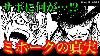 ”海兵狩り”のミホークの真実 サボに何が起きたのか レヴェリー後の事件の真相とは【ワンピースネタバレ】【ワンピース考察】