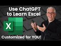 How to learn excel at any level using chatgpt