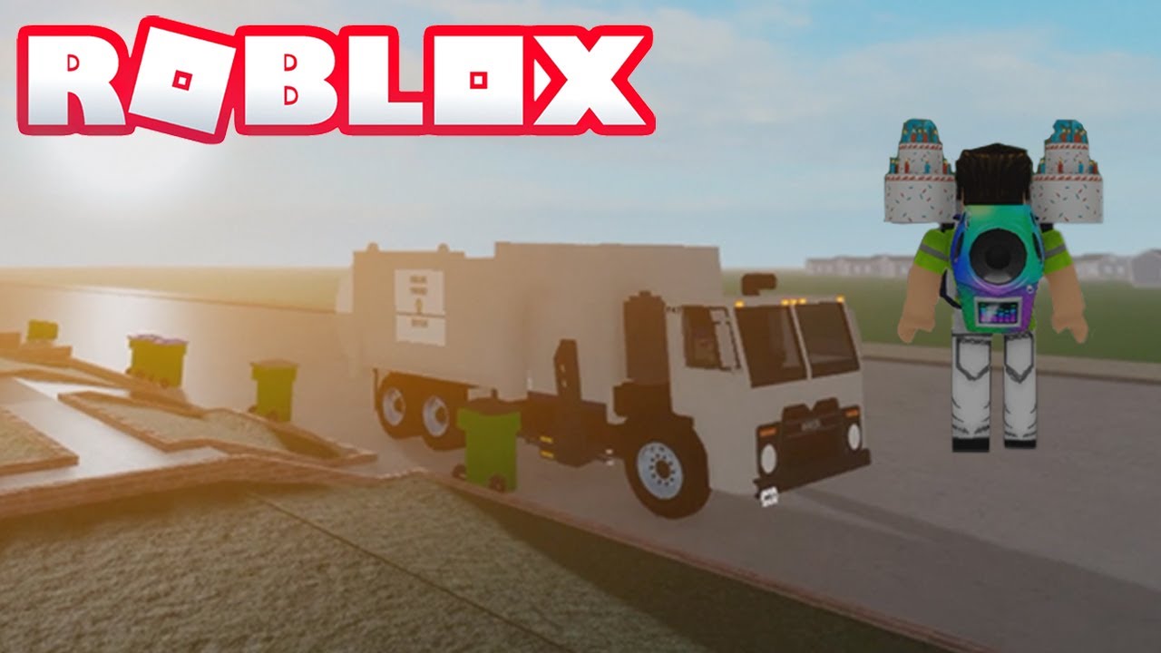 Flying Through the city and watching the Garbage truck pick up the thrash. Roblox Garbage Truck Game