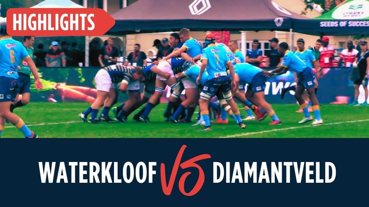Rugby - Hoërskool Waterkloof vs Hoërskool Diamantveld - ABSA Wildklawer ...