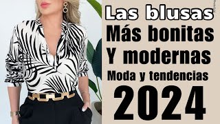 !!MODA 2023 BLUSAS BONITAS MODERNAS 100”MODELOS ESTILOS TENDENCIAS MODA MUJER 23/24