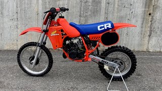 1983 Honda CR80R First Start And Drive by