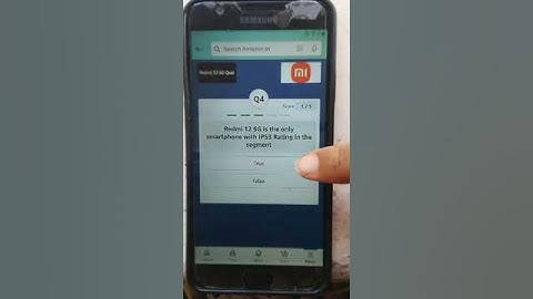 Amazon Quiz/Redmi 12 5G quiz/ Answer and win Rs 1000/-