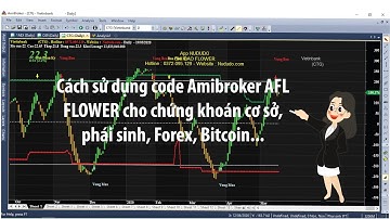Cách sử dụng code Amibroker AFL FLOWER dùng cho chứng khoán cơ sở, phái sinh, Forex, Bitcoin...