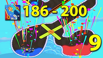 Save The Fish! - Walkthroug Levels 186-200 (Android) - Gameplay Part 9