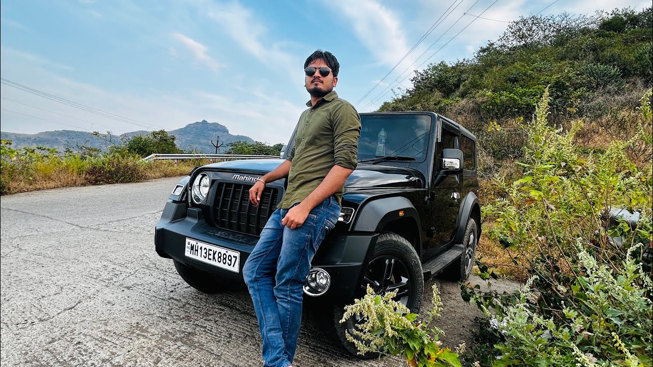 A Scenic Drive to Purandar Fort in Mahindra Thar LX RWD | POV Vlog | Pune Treeking Vlogs| 