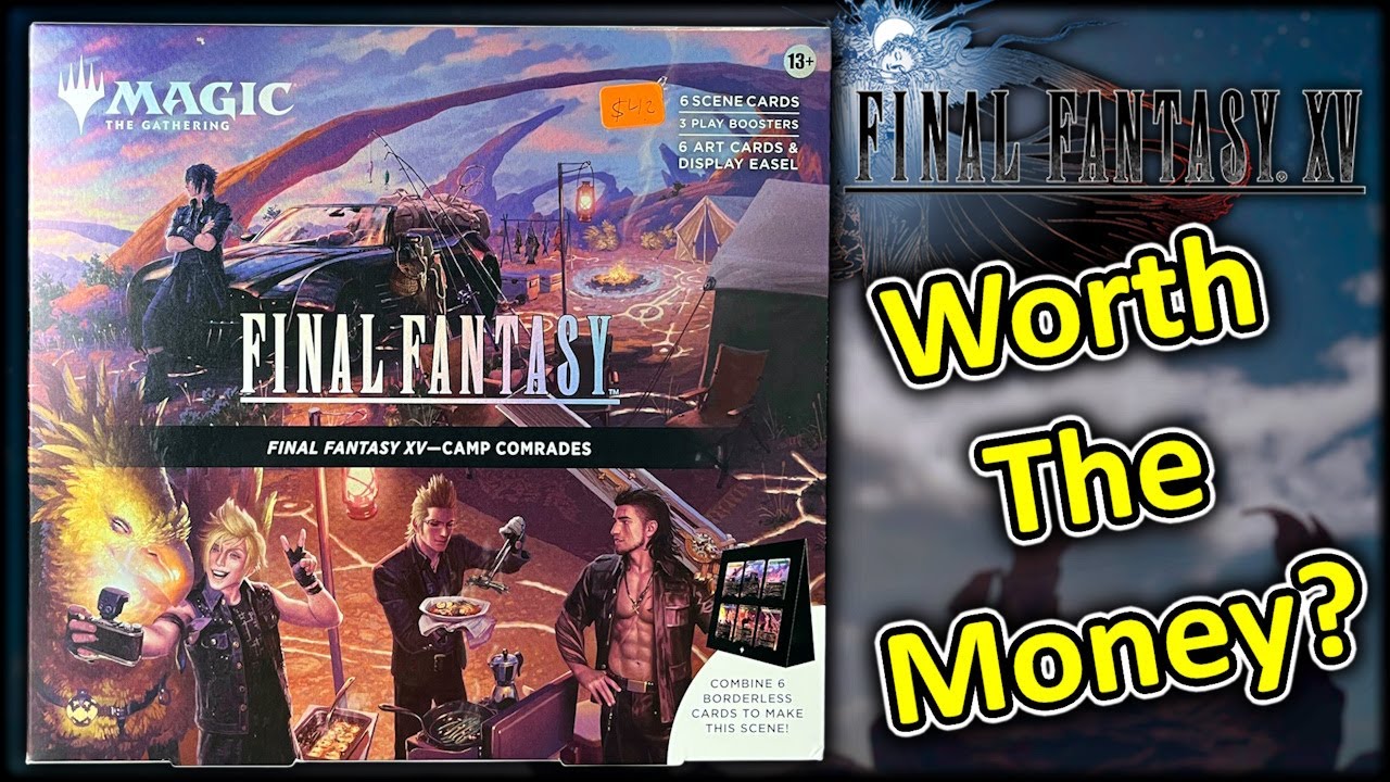 A REALLY Cool MTG x Final Fantasy 15 Card Display - YouTube