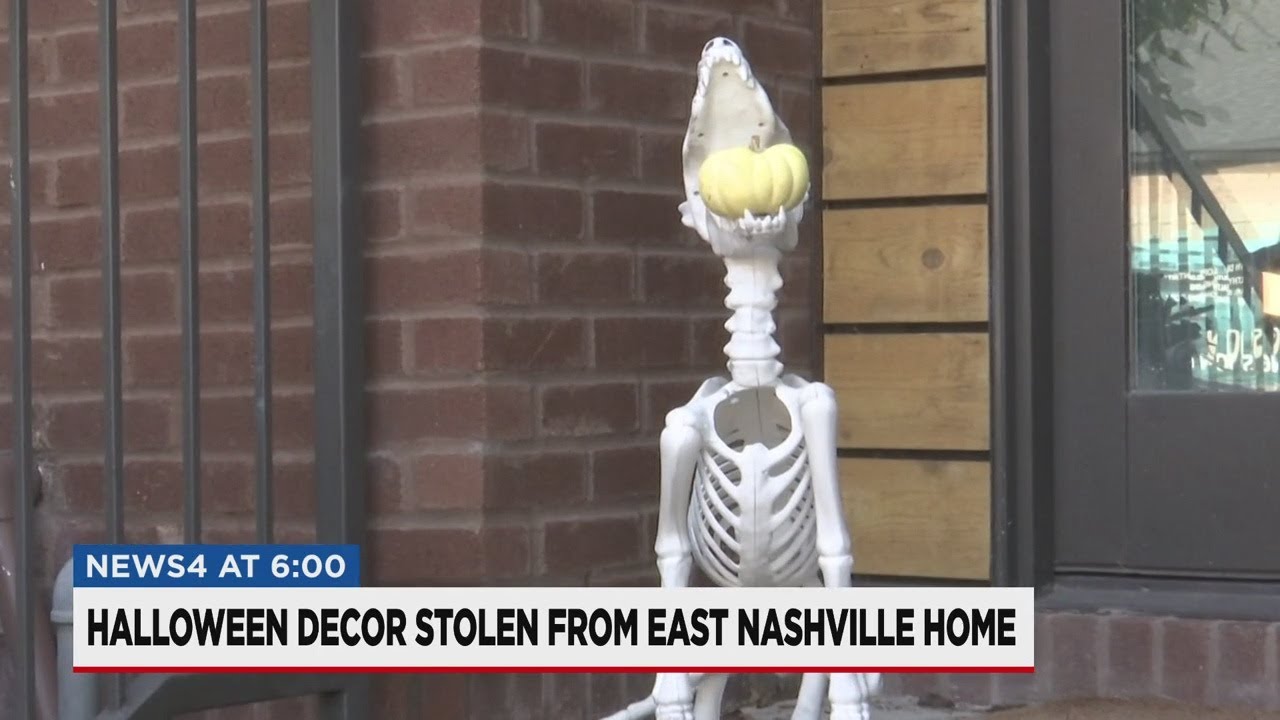 Halloween decorations stolen YouTube