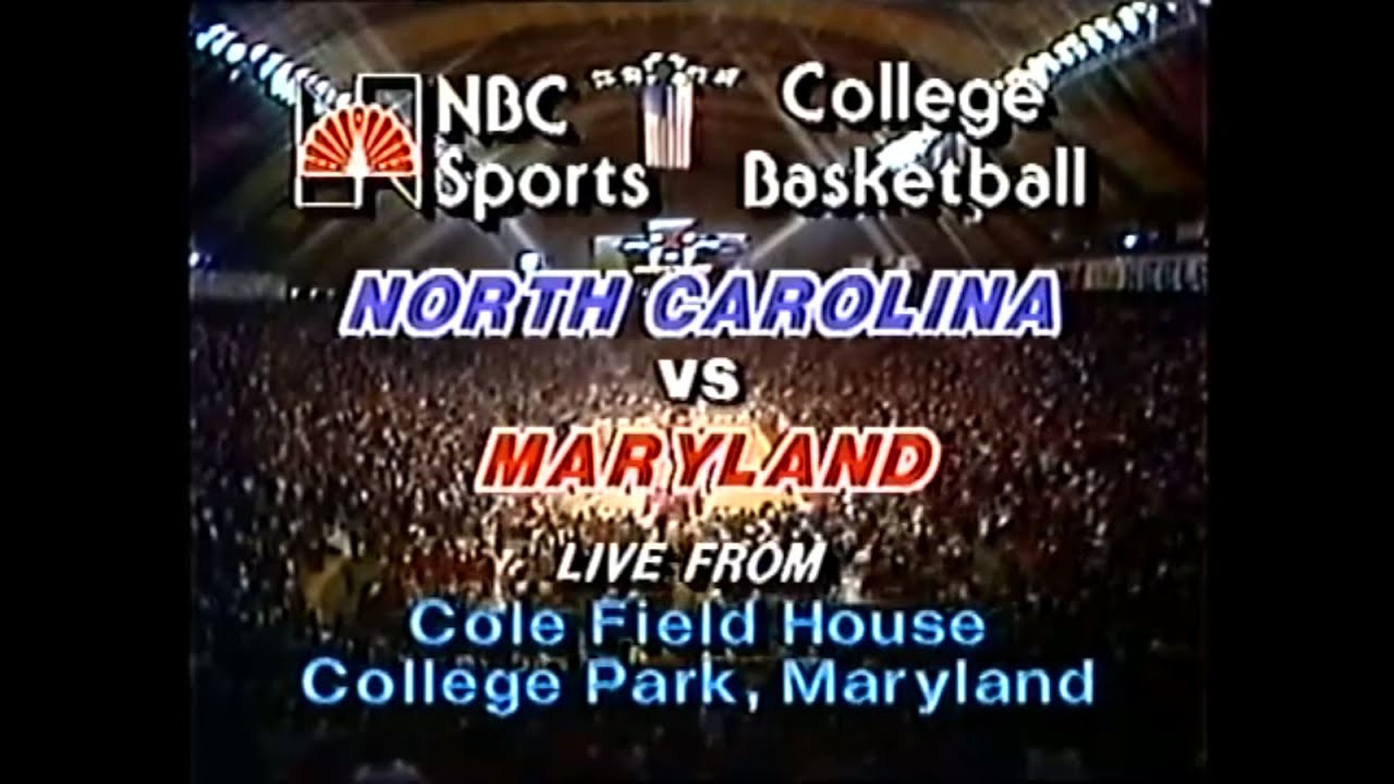 Feb 1981 - North Carolina at Maryland from Cole Field House (NBC Sports)