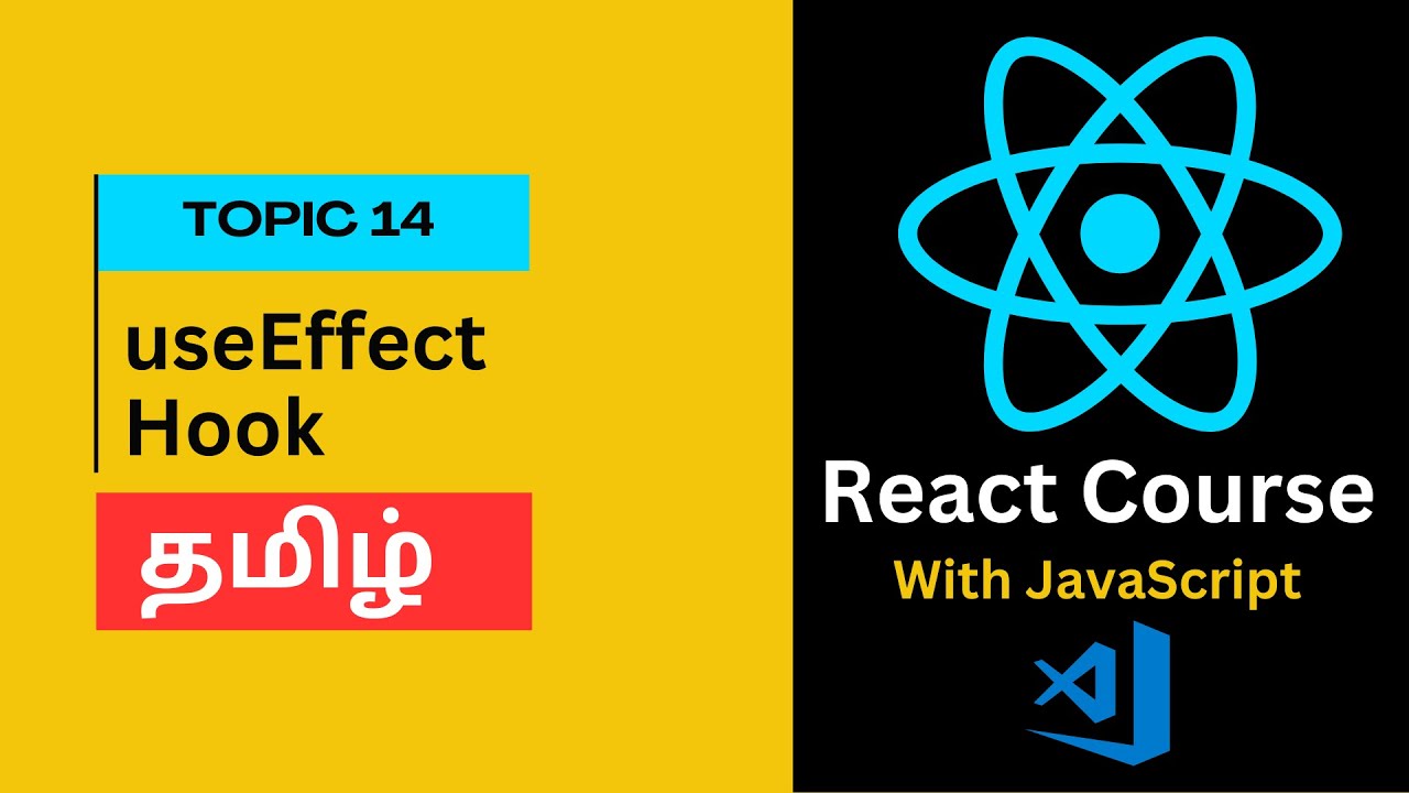 UseEffect Hook in React in Tamil - YouTube