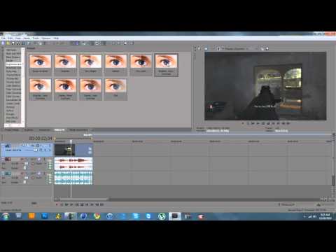 How to do the Flash and Bump effect | Sony Vegas