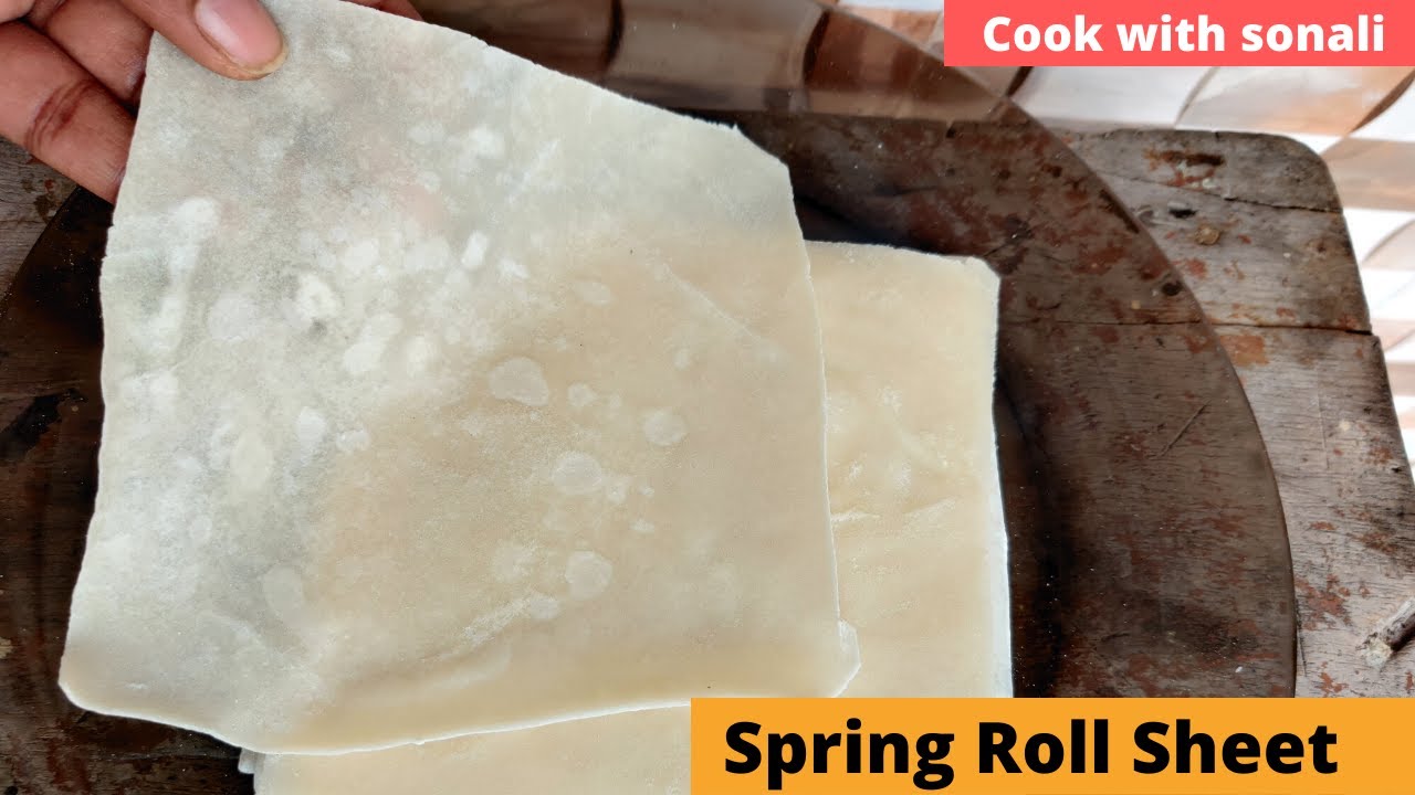 Homemade Spring Roll Sheets Spring Roll Wrappers Spring Roll Sheet