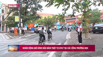 Giao thông 24h: Nhân rộng mô hình bảo đảm trật tự ATGT tại các cổng trường học