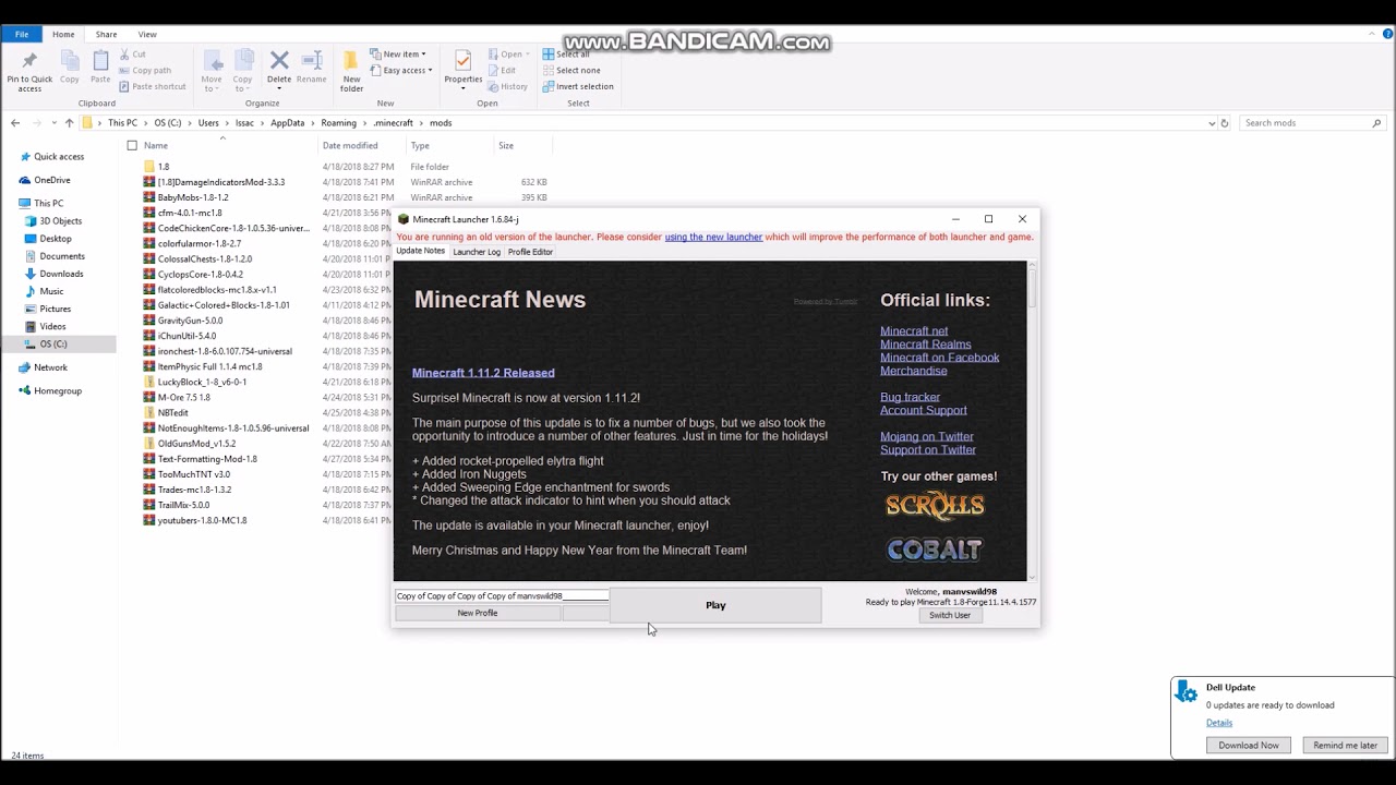 I've Downloaded The Text Formatting Mod On Minecraft Then This Happens ...