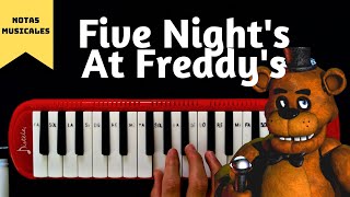 Video thumbnail of "Tutorial // Cómo tocar el tema de "Five Night's At Freddy's" en tu Melódica"