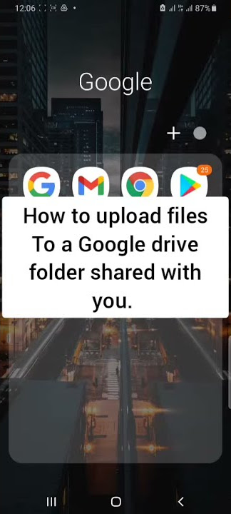 How to upload files to a Google Drive Folder shared with you