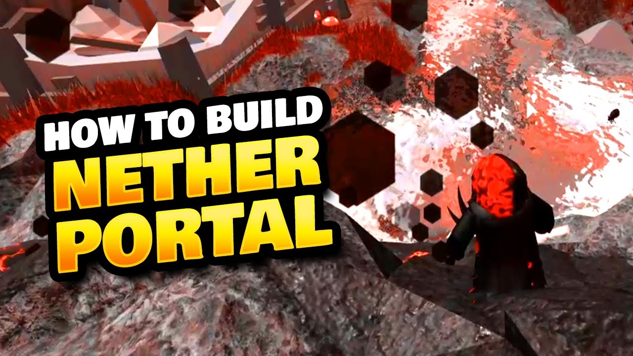 PORTAL DO NETHER NO ROBLOX  Roblox - Infinity Terrain 