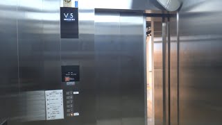 Shonan-Enoshima Stn, Japan - Mitsubishi NEXCUBE KM-LD MRL Elevator 湘南江の島駅 三菱 ネクスキューブ エレベーター