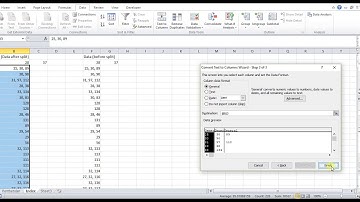 How to split Comma separated values in Excel