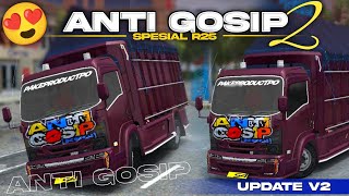 SHARE‼️ BUSSID ANTI GOSSIP TRUCK MOD UPDATE V2|BY MUHKLAS PEO😍 screenshot 1