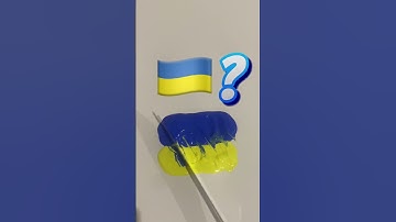 What color do mixed flags make? #asmrslime #art #asmr #satisfying #colormixing #painting #insideout