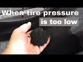 What happens from driving with low tire pressure - How low tire pressure damages your tire  sidewall