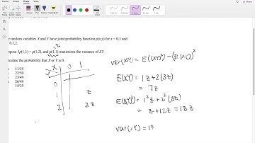 SOA Exam P Question 227 | Maximize Variance