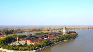 中国のとある風景 ｜高郵鎮国寺、京杭大運河に建つ千年の古寺