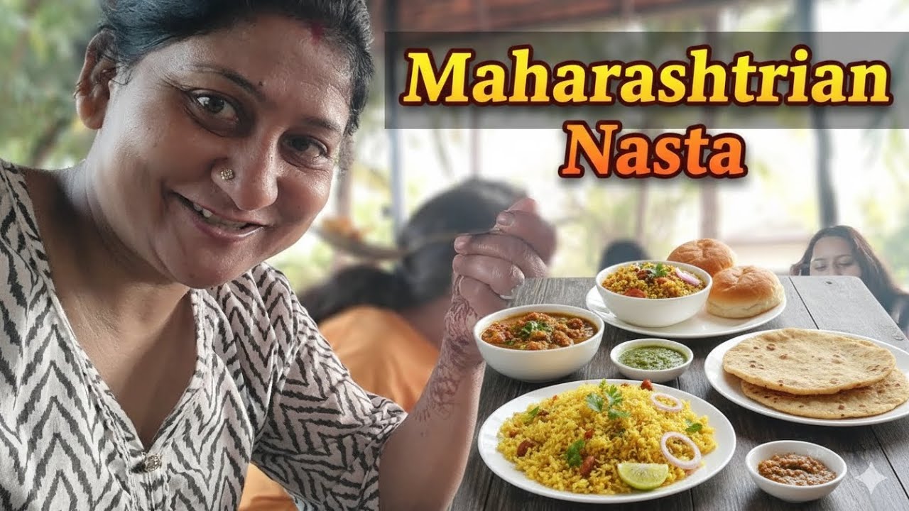 Maharashtrian Nasta Trying First time | Mumbai Diaries | EP 4 | Funny Reaction 🤣