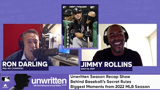 Unwritten rules debate! | 2022 trash talk + more broken down by Jimmy Rollins & Ron Darling