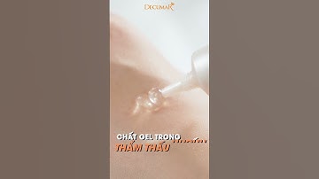 Phiên bản nâng cấp #DecumarTHC từ nghệ Nano không màu trị mụn, thâm, sẹo, dưỡng sáng da #Decumar