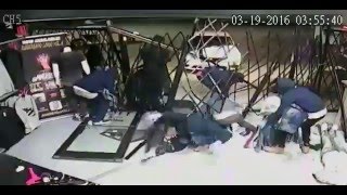 Burglary by smashing through the storefront with a car! | Campbell Window Film