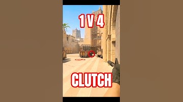 1v4 to win the round for the team!