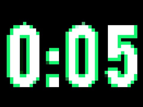 5 sec countdown timer | 0:05 min | 5 4 3 2 1 0 | 5to0 | 543210 | five second | times up sound effect