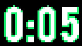 5 sec countdown timer | 0:05 min | 5 4 3 2 1 0 | 5to0 | 543210 | five second | times up sound effect