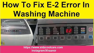 How to Fix E2 Error In Top Load Washing Machine | FISHER FAWMT-100 |