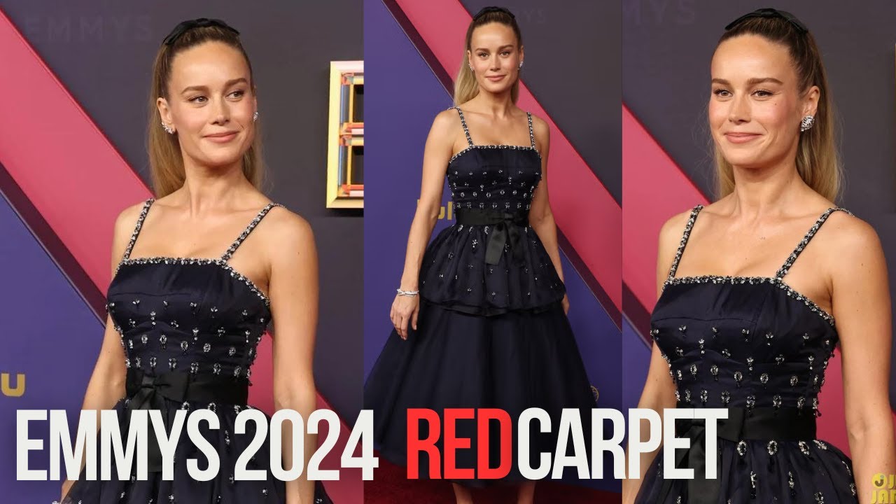 Brie Larson's Chanel Chic with a Sexy Twist at Emmys 2024 || Emmys 2024 Red Carpet
