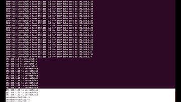 IP scanning with FPING