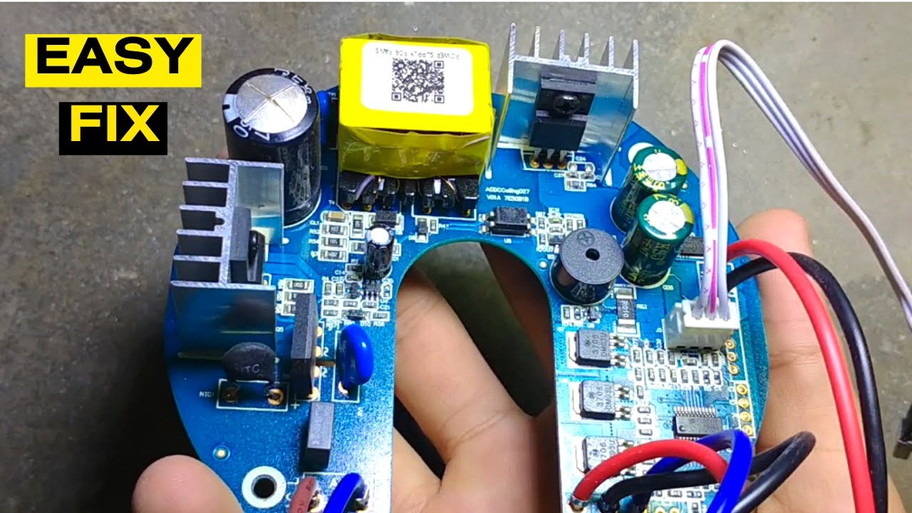 AC DC Fan Circuit Repairing Easily | Solar Inverter DC Fan Repair ...